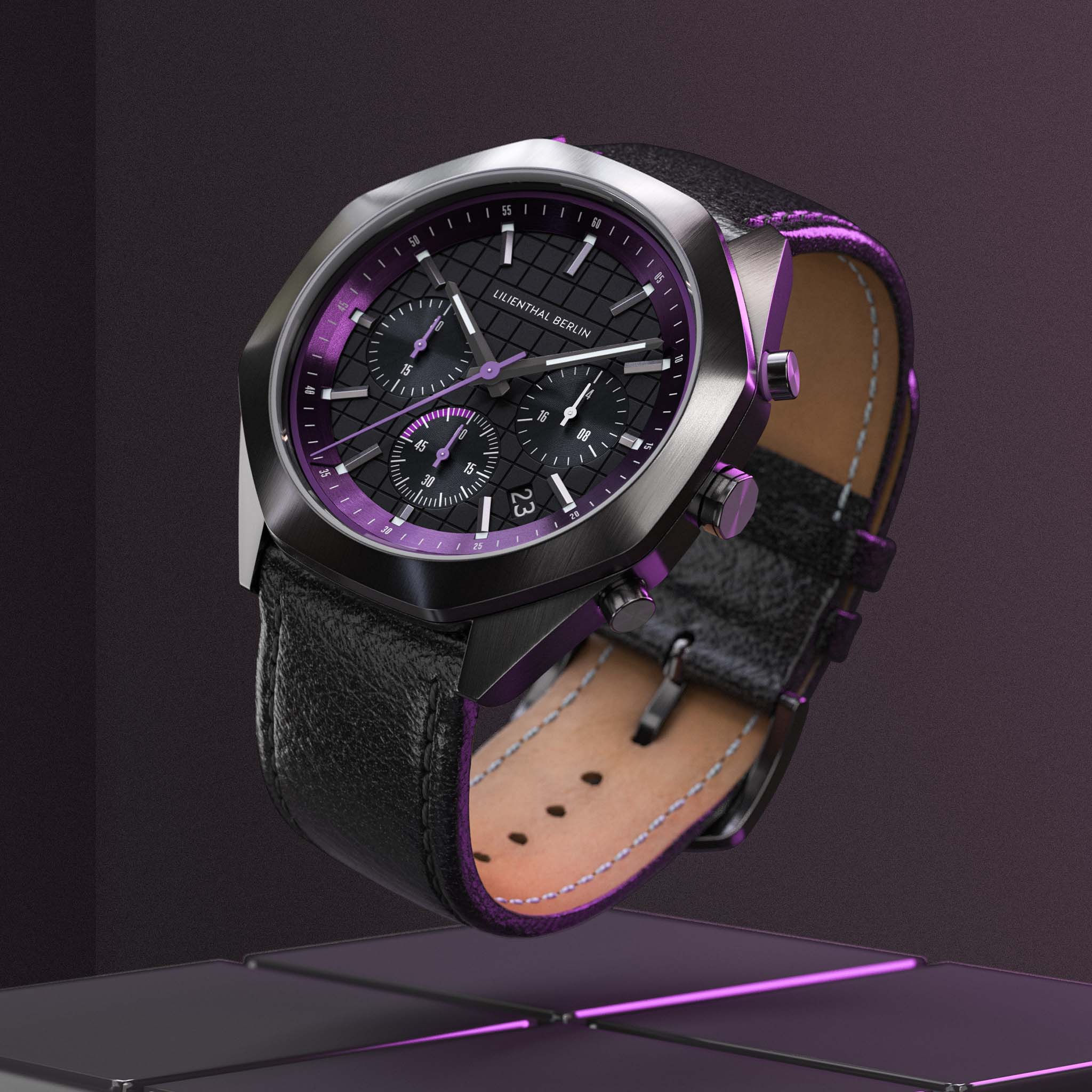 Octachrono – Dark Silver Purple - Image 3