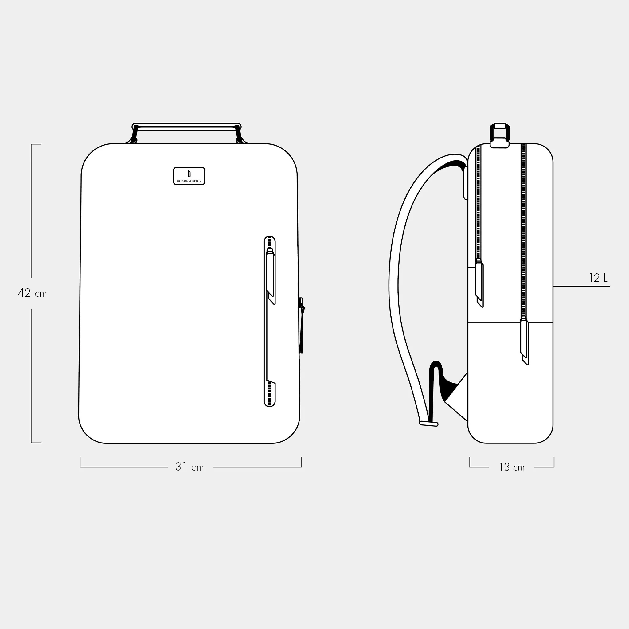Virtuoso Minimalist Backpack – Khaki - Image 7