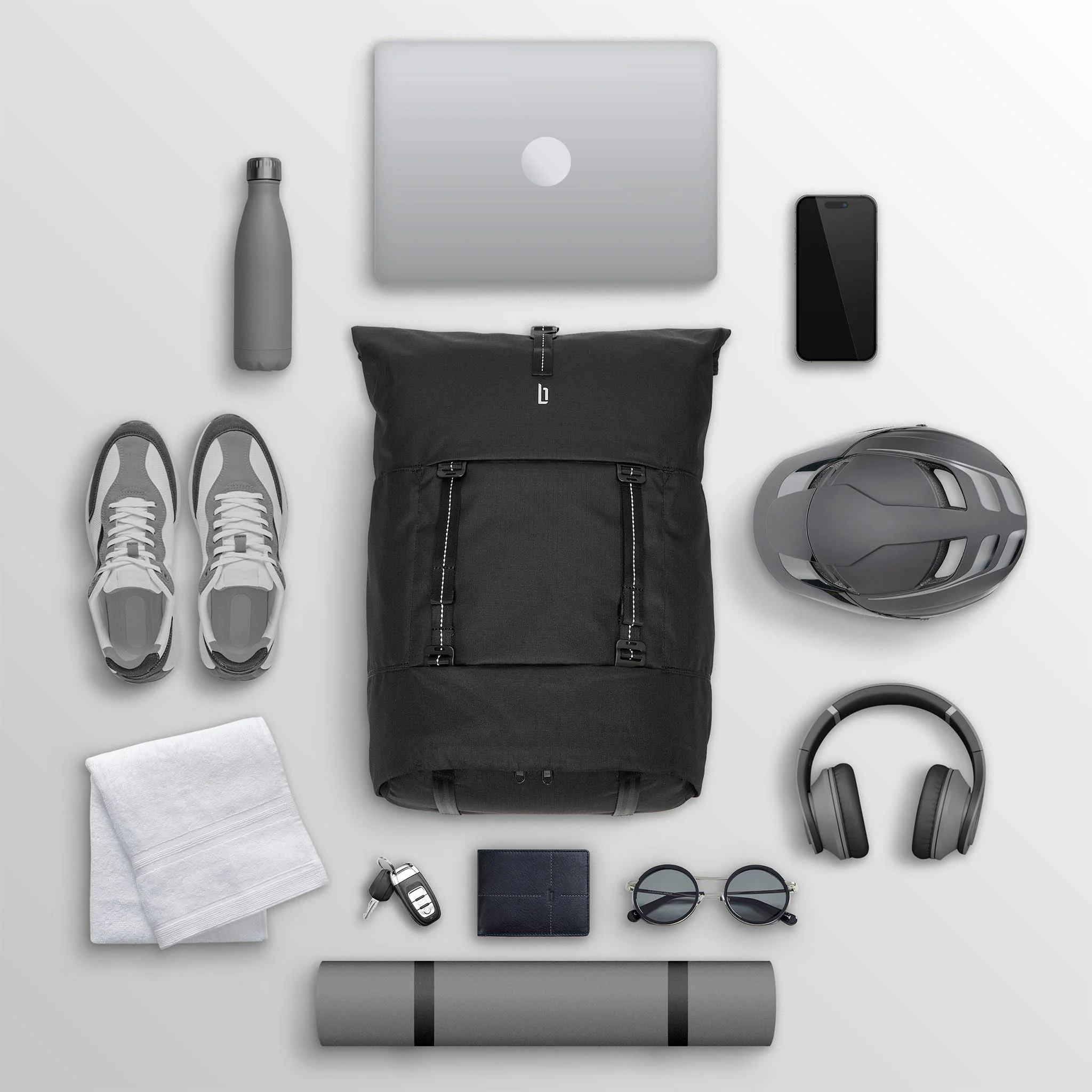 Urbaneer Rolltop – Black Reflective - Image 13