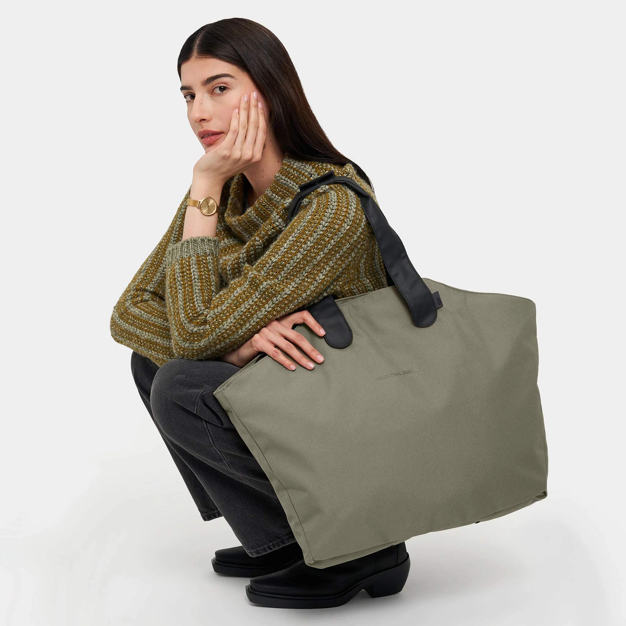 Urbaneer Tote Bag Core – Olive Green - Image 4